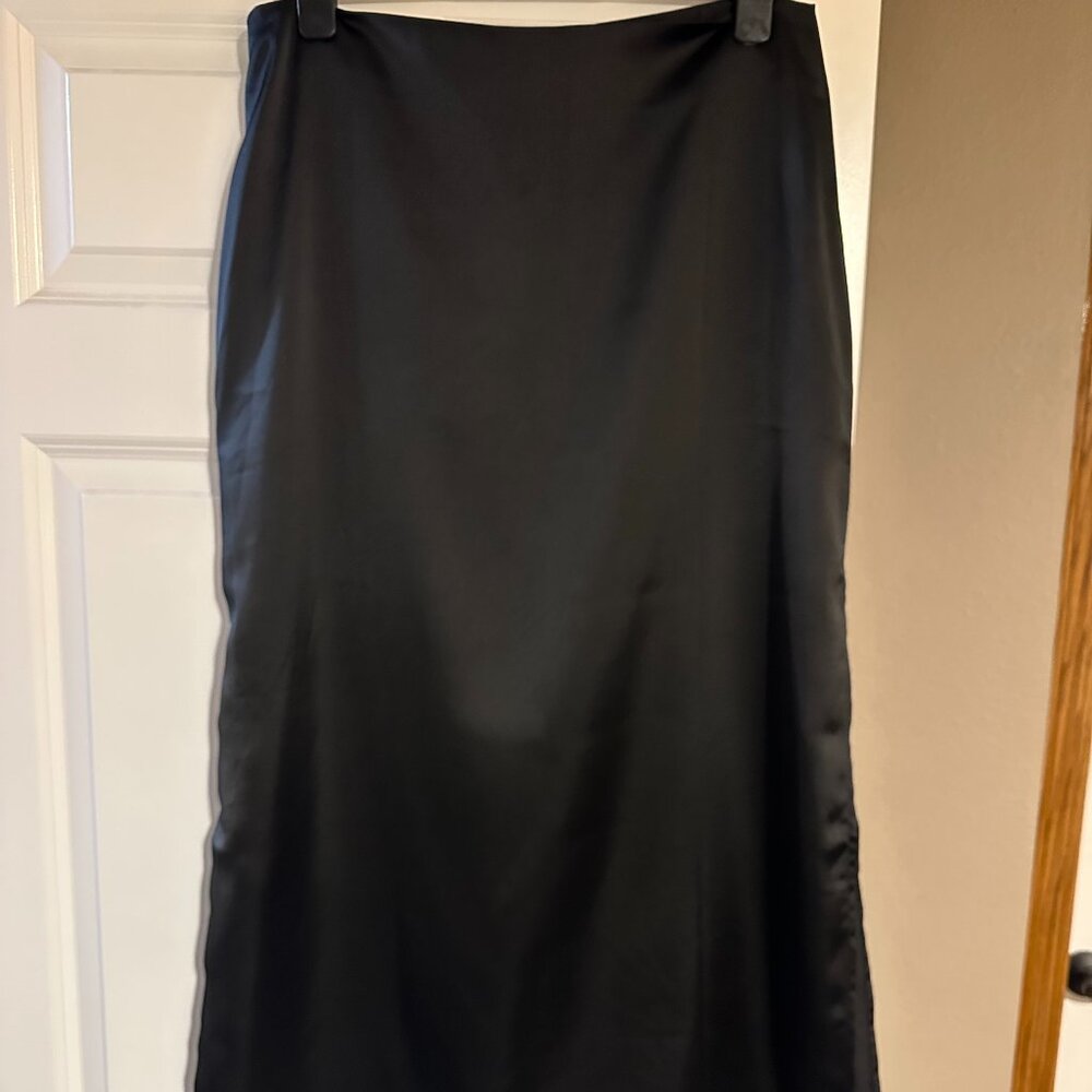 Lulus Black Midi Skirt
